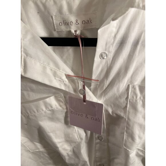 NWT olive and oak white blouse size xl - Picture 2 of 4